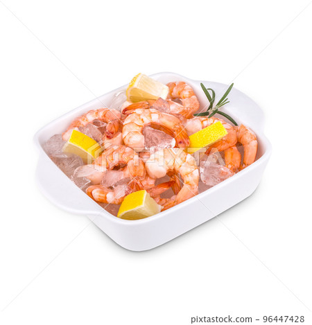 Raw shrimps Raw shrimps 96447428