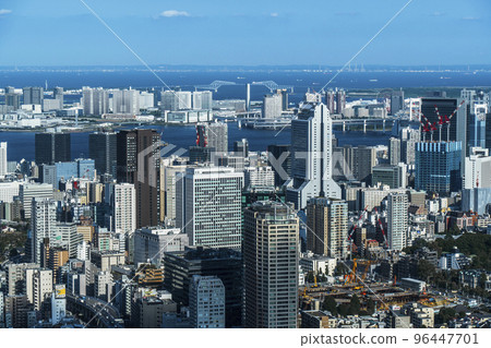Cityscape of Tokyo Seascape in the direction of Chiba [Minato Ward, Tokyo] 96447701