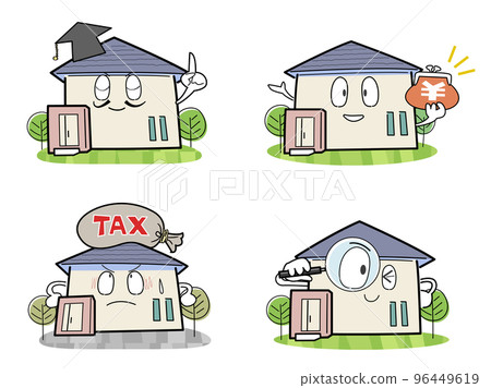 Deformed house character-Prices and land tax 96449619