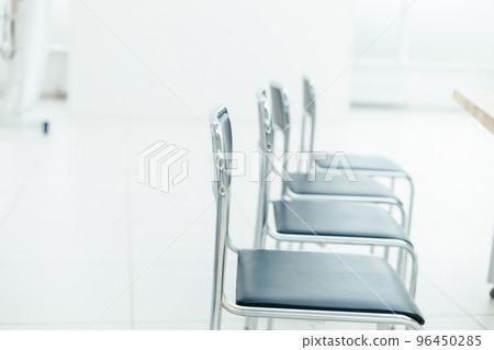 Closeup of an empty conference room before meeting Closeup of an empty conference room before meeting 96450285