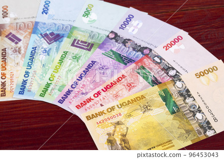 Ugandan shilling a business background 96453043