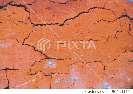 closeup texture cracked wall 96453345