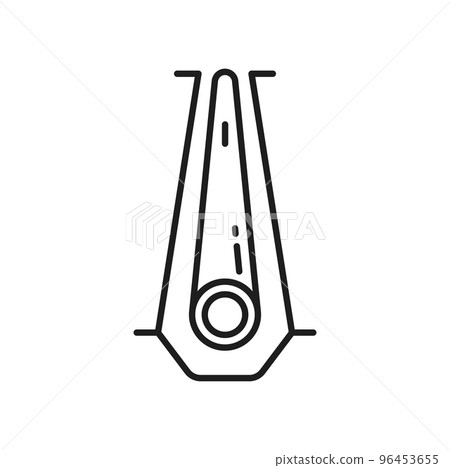 Special stainless steel pipe production isolated outline icon. Vector pipeline business, industrial production and metal product, steel pipe production, oil and gas industry, tubes transportation Special stainless steel pipe production isolated outline icon. Vector pipeline business, industrial production and metal product, steel pipe production, oil and gas industry, tubes transportation 96453655