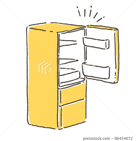 A simple illustration of a refrigerator 96454072