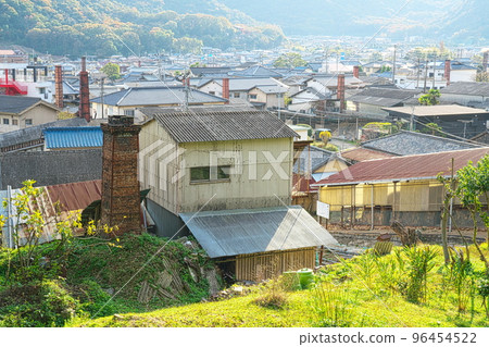 日本六大古窯之一的備前燒村,岡山縣備前市印部6街景 日本六大古窯之一的備前燒村,岡山縣備前市印部6街景 96454522