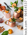Alcohol cocktail drinks with tangerine and 96454537