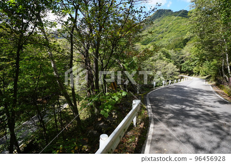 A hairpin curve in the mountains A hairpin curve in the mountains 96456928