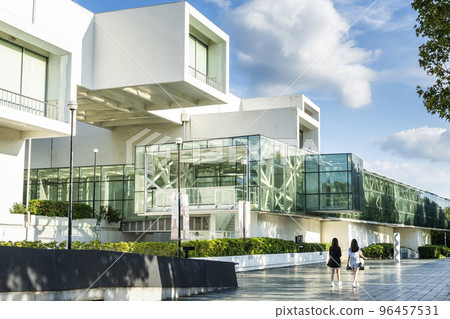 Building view of the Taipei Fine Arts Museum in Taiwan. it's the first museum in Taiwan built for contemporary art exhibitions. Building view of the Taipei Fine Arts Museum in Taiwan. it's the first museum in Taiwan built for contemporary art exhibitions. 96457531
