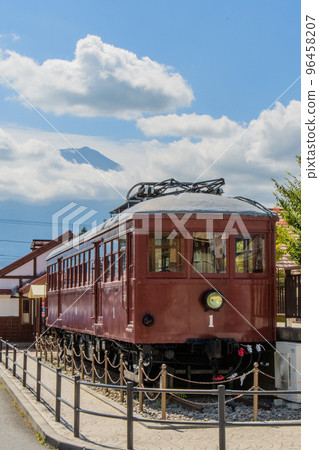 Mt.Fuji foot electric railway Model 1 train (Static preservation in front of Kawaguchiko Station) Mt.Fuji foot electric railway Model 1 train (Static preservation in front of Kawaguchiko Station) 96458207