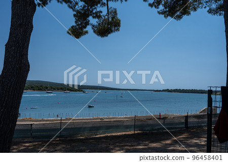 A ocean bay at Losinj island, the Adriatic Sea, Croatia 96458401