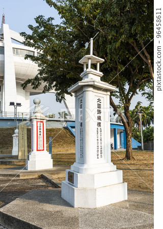 View of the symbolic monument of the Tropic of Cancer in Chiayi, Taiwan. View of the symbolic monument of the Tropic of Cancer in Chiayi, Taiwan. 96458611