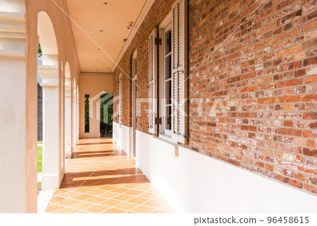 Corridor view of the former British Consulate in Kaohsiung, Taiwan. Corridor view of the former British Consulate in Kaohsiung, Taiwan. 96458615