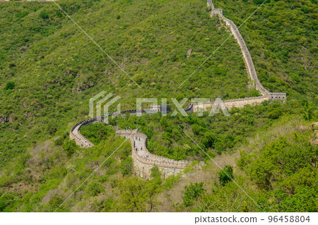 the great man-made structure. Great Wall of China 96458804