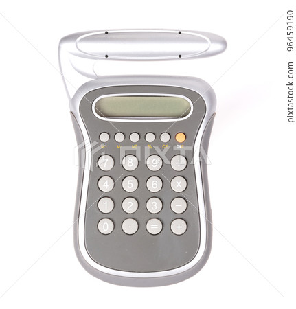 Vintage calculator, isolated on white Vintage calculator, isolated on white 96459190