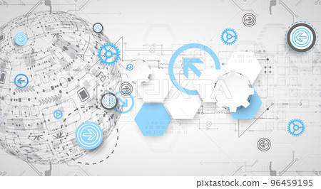Abstract technology half - sphere background. Global network concept.Abstract technology sphere background. Global network concept. Abstract technology half - sphere background. Global network concept.Abstract technology sphere background. Global network concept. 96459195