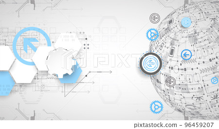 Abstract technology half - sphere background. Global network concept.Abstract technology sphere background. Global network concept. Abstract technology half - sphere background. Global network concept.Abstract technology sphere background. Global network concept. 96459207