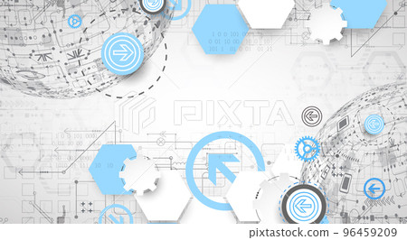 Abstract technology half - sphere background. Global network concept.Abstract technology sphere background. Global network concept. Abstract technology half - sphere background. Global network concept.Abstract technology sphere background. Global network concept. 96459209