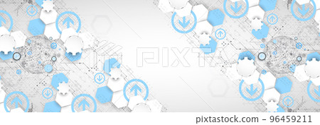 Abstract technology half -  sphere background. Global network concept.Abstract technology  sphere background. Global network concept. 96459211