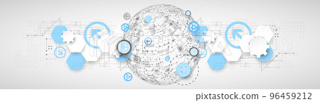 Abstract technology half - sphere background. Global network concept.Abstract technology sphere background. Global network concept. Abstract technology half - sphere background. Global network concept.Abstract technology sphere background. Global network concept. 96459212