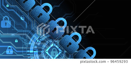 Data security Illustrates cyber data or information privacy idea. Color abstract internet technology. Data security Illustrates cyber data or information privacy idea. Color abstract internet technology. 96459293