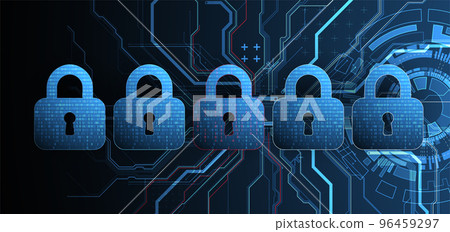 Data security Illustrates cyber data or information privacy idea. Color abstract internet technology. Data security Illustrates cyber data or information privacy idea. Color abstract internet technology. 96459297