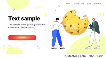 businesspeople holding cookie protection of personal information internet web pop up we use cookies policy notification businesspeople holding cookie protection of personal information internet web pop up we use cookies policy notification 96459304