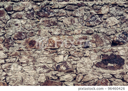 Old stone castle wall texture. Old stone castle wall texture. 96460426