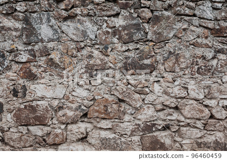 Old stone castle wall texture. 96460459