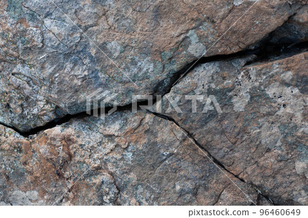 Crack in the rock on mountain. Crack in the rock on mountain. 96460649
