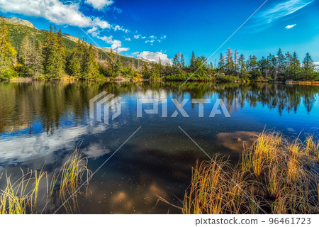 Lake Jamske pleso in High Tatras mountains in Slovakia 96461723