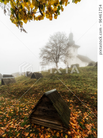 Gothic church of t. Martin in village Martincek, Slovakia 96461754