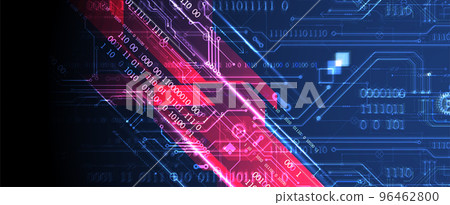 Abstract background on technological and scientific topics. Various techno details with using digital code. Vector format. Abstract background on technological and scientific topics. Various techno details with using digital code. Vector format. 96462800
