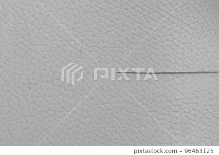 Cut on leather grey material torn old vintage textile damaged 96463125