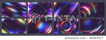 2210.m01.i006.n029.S.c15.2147645853 Prism light reflection backgrounds. Vector set 96464917
