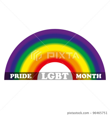 LGBT Pride Month in June. Lesbian Gay Bisexual Transgender. Celebrated annual. LGBT flag. Rainbow love concept. Human rights and tolerance. Poster, card, banner and background. Vector 96465751
