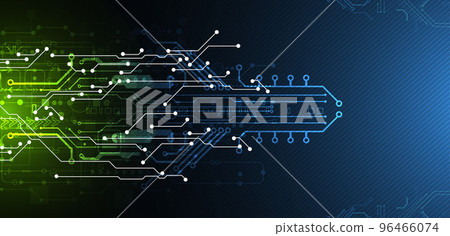 Abstract background on technological and scientific topics. Various techno details with using digital code. Vector format. Abstract background on technological and scientific topics. Various techno details with using digital code. Vector format. 96466074