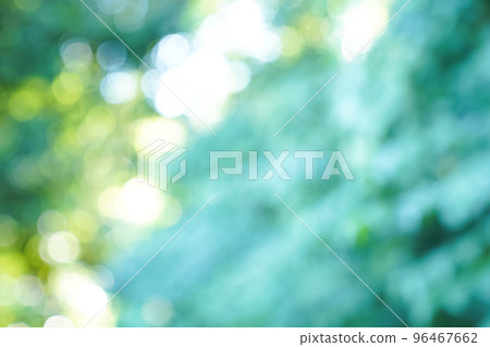 Fresh green, background, green, leaf, nature, landscape, blur, plant, sunlight filtering through foliage, fresh green image, image material for background synthesis 96467662