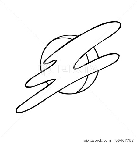 Esoteric symbol of the moon. Celestial signs. Vector illustration. Esoteric symbol of the moon. Celestial signs. Vector illustration. 96467798