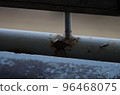Rusted handrail 96468075