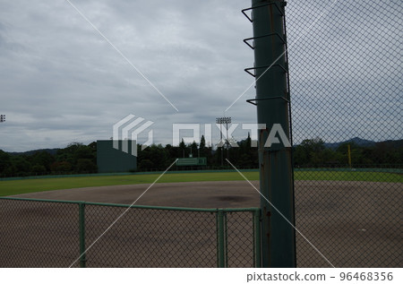 Unmanned baseball field 96468356