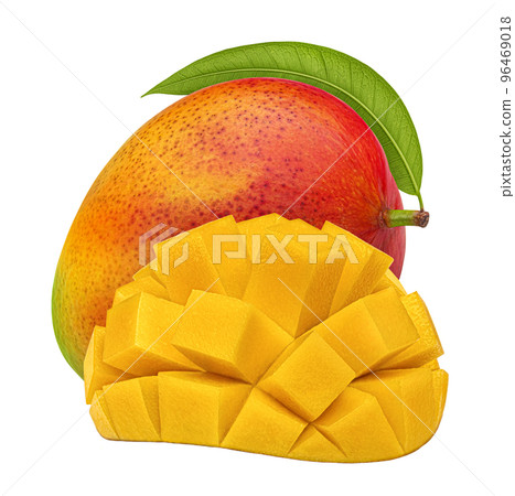 Mango fruit isolated on white background Mango fruit isolated on white background 96469018