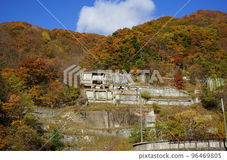 秋天的釜石礦山遺址 96469805