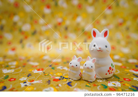 兔子新年材料(新年賀卡) 兔子新年材料(新年賀卡) 96471216