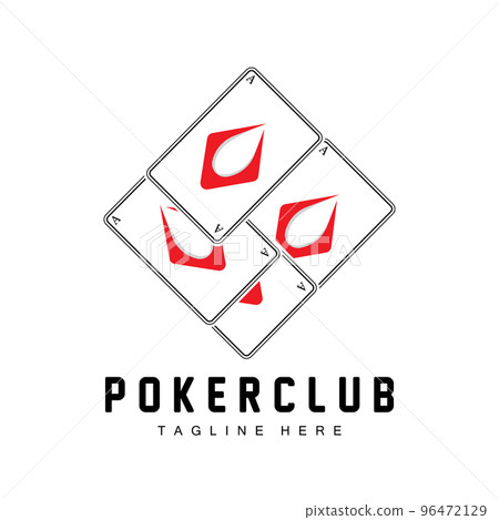 Poker Casino Card Logo, Diamond Card Icon, Hearts, Spades, Ace. Gambling Game Poker Club Design Poker Casino Card Logo, Diamond Card Icon, Hearts, Spades, Ace. Gambling Game Poker Club Design 96472129