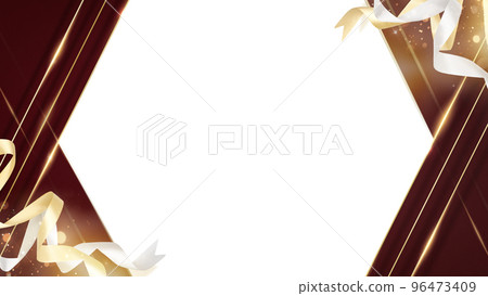 Shining gold and wine red background material 96473409