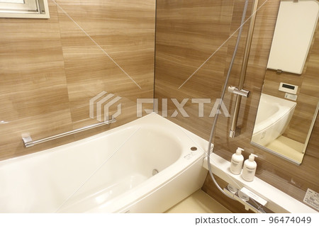 Model room bathroom with interior decoration 96474049