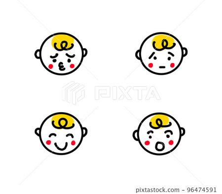 Smile Surprised Angry Trouble Child Smile Surprised Angry Trouble Child 96474591
