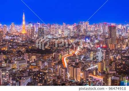 東京惠比壽花園廣場的夜景 96474918