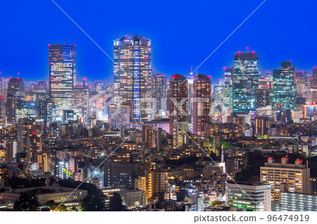 Night view from Yebisu Garden Place, Tokyo Night view from Yebisu Garden Place, Tokyo 96474919