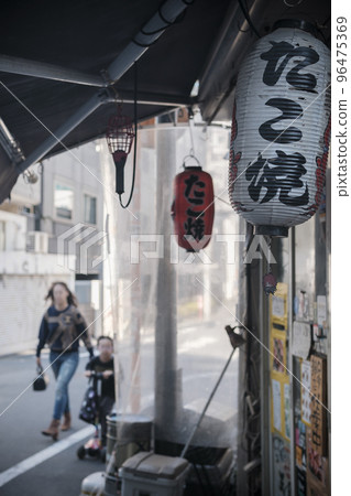 街角形象昭和復古屋簷 96475369
